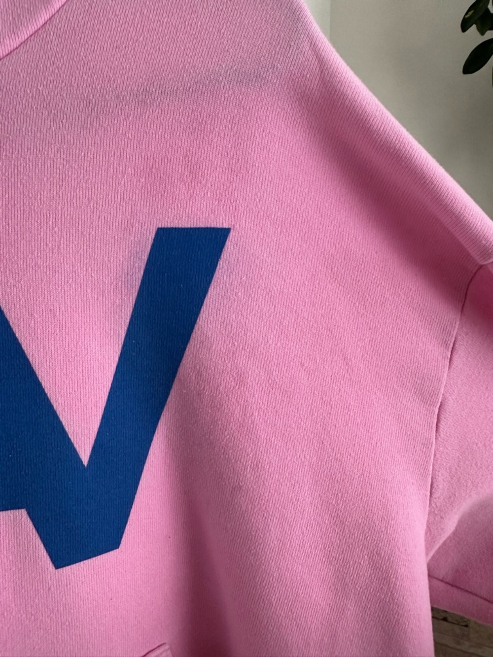 Aviator Nation Pink Graphic Logo Hoodie Sweatshirt-FLAWED w Iron-on Patches - Picture 10 of 14